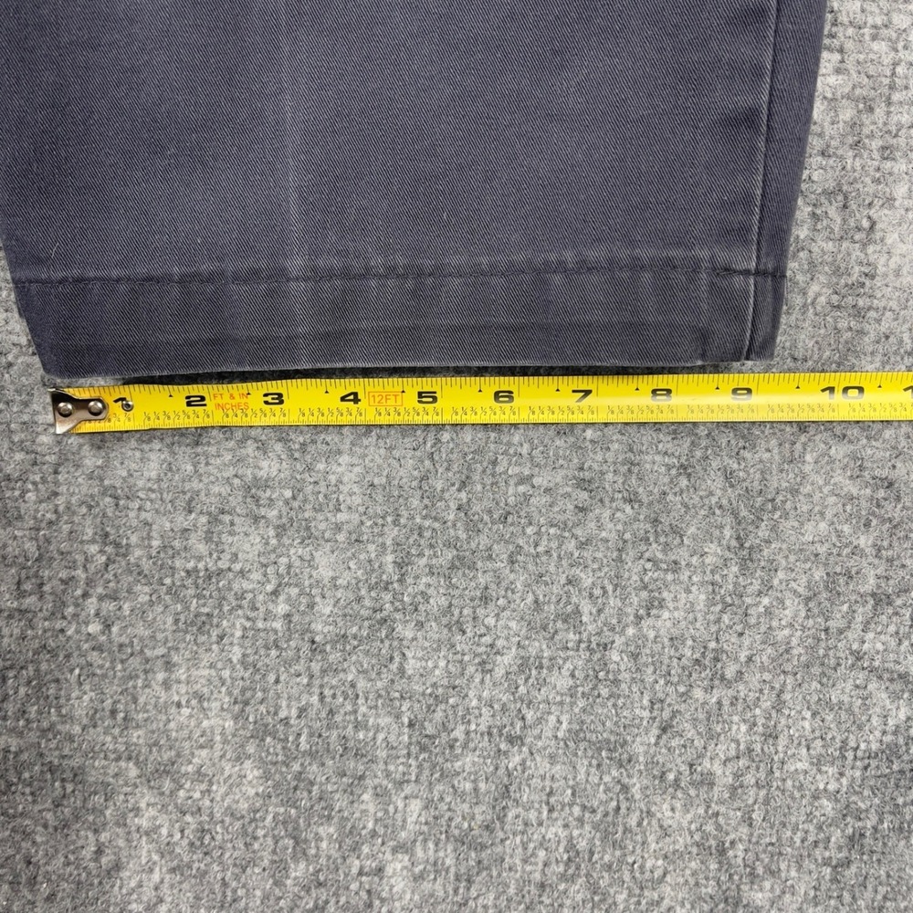 Polo Ralph Lauren Andrew Pant Mens 34 Navy Blue Pleated Chino Trousers Baggy - Picture 5 of 9